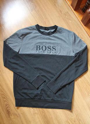 Светр світшот бавовняний hugo boss tracksuit sweatshirt