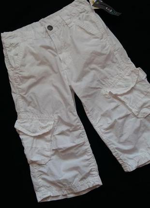 Білі бриджі/шорти no compromise на 7-8 років (розмір 128)