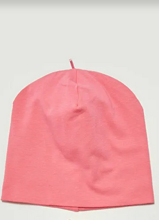 Новая розовая трикотажная шапка шапочка для девочки lc waikiki...