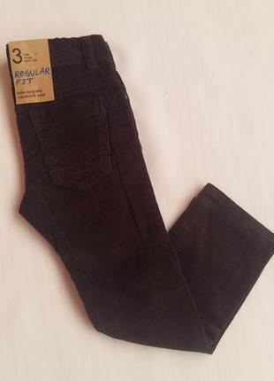 Вельветові штани kiabi (франція) на 2-3 рочки (розмір 90-97)