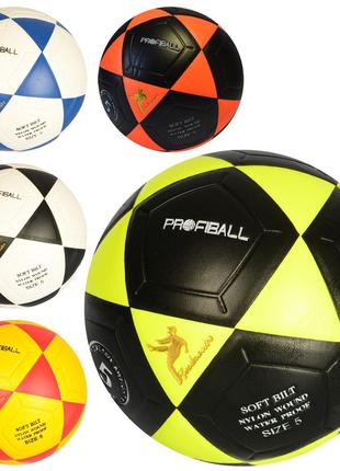 Мяч футбольный MS 1773 (30шт) размер5, ПВХ, ламинирован, 390-4...