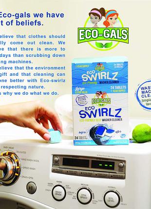 Антибактеріальні ЕКО капсули для пральної машини, Eco Swirlz