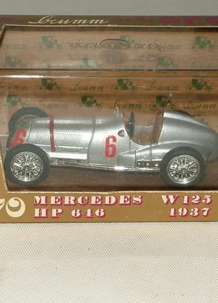 Model ---- BRUMM 1937 MERCEDES W125 HP 646 RACING CAR No.70 RN6