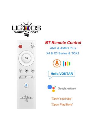 Пульт UGOOS з гіроскопом і голосовим пошуком bluetooth X4 AM7 AM6