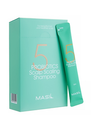 Глубокоочищающий шампунь с пробиотиками masil 5 probiotics sca...