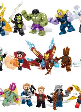 Наборы фигурки супергероев Мстители, Марвел (Marvel) ДС для lego