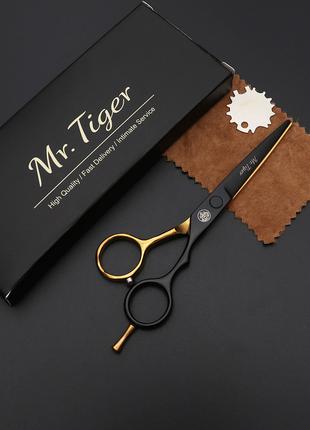 Mr Tiger 5,5 дюймов парикмахерские ножницы для стрижки черный ...