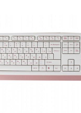Клавиатура A4Tech FK10 Ukr Pink USB