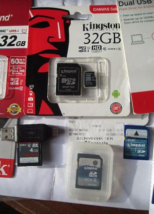 32Gb Гарантия 5л Kingston A1 microSD SD Карта памяти