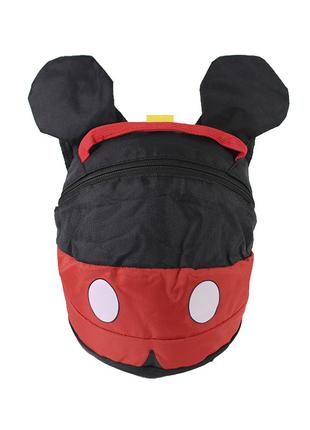 Дитячий рюкзак Lesko W640 Mickey Mouse дошкільний з ремінцем а...