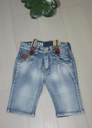 Модные джинсовые шорты для мальчика в размере 4-12 лет