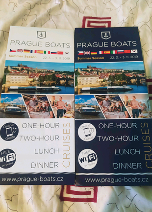 Буклет "Празькі човна" сувенір Чехія