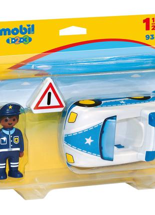 Playmobil 1.2.3 полицейская машина