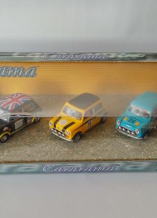 Набор моделей Mini Cooper BTCC, Cararama/Hongwell, масштаб 1:43