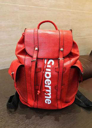Рюкзак суприм ( supreme ) красный
