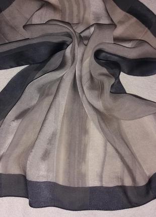 100%  шелк винтажный шейный платок 50х50 см