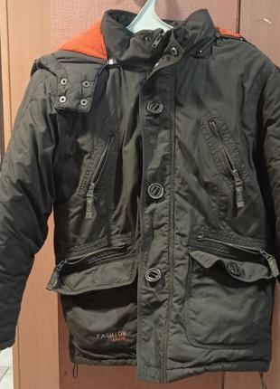Зимняя куртка на мальчика diva club, 146 р-р