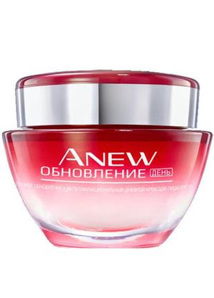 Мультифункциональный дневной крем для лица avon anew "полное о...