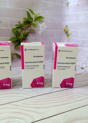 Аценокумарол, синкумар 4 мг, 60 таблеток