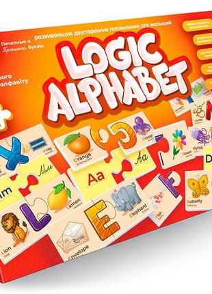 Игра Danko Toys Логическая азбука Logic alphabet (Англ/Рус)