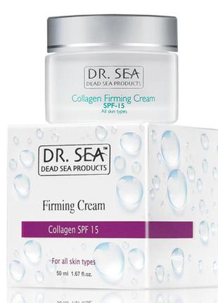 Зміцнюючий крем з колагеном dr. sea collagen firming cream spf...