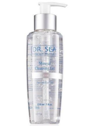 Мінеральний очищуючий гель для обличчя та очей dr. sea mineral...