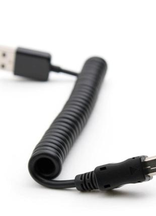 Кабель USB AM - mini USB B (спираль ная навивка) удлинитель 3 ...
