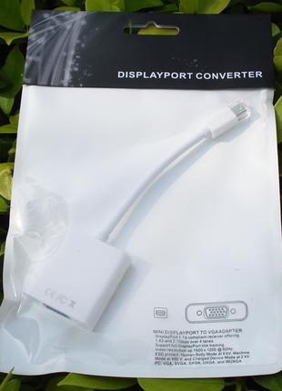 Apple Переходник mini DisplayPort VGA Mac Кабель адаптер miniD...