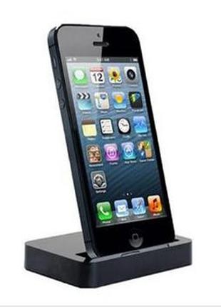 Док-станція для iPhone 5G, чорна