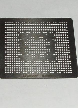 BGA шаблони Nvidia 0.6 mm GO5200 трафарети для реболлу реболін...