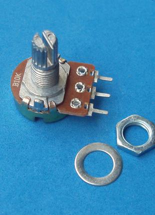Резистор переменный WH148 B10K 10 кОм, потенциометр подстроечн...