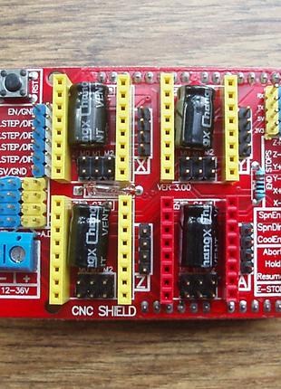 CNC Shield 3.0 плата расширения к Arduino UNO для 3D-принтеров...