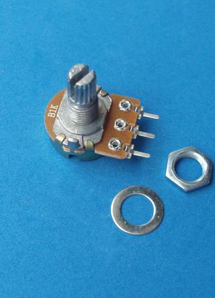 Резистор змінний WH148 B1K 1 кОм, потенціометр підстройковий р...