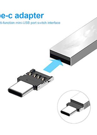 Переходник USB 3.0 Type-C 3.1 (папа) - USB (мама) OTG (коннект...