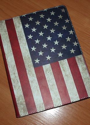 Чехол American Flag для iPad 2-3-4 Apple американский флаг ретро