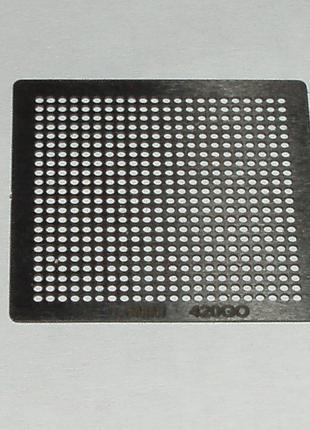 BGA шаблони Nvidia 0.6 mm 420GO трафарети для реболлу реболінг...