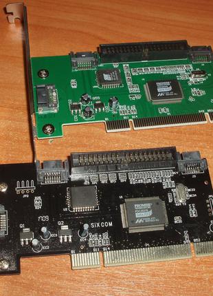 Контроллер PCI Raid (0, 1) IDE + SATA (Promise PDC20376, PDC20...