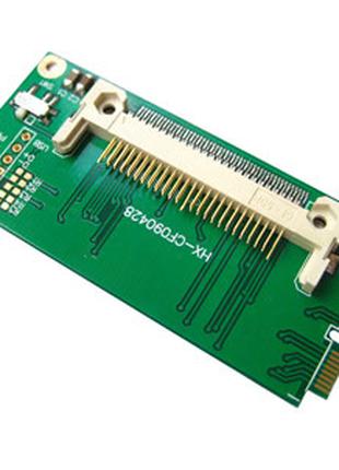 Адаптер Mini PCI-E -> CF (ЛЕВЫЙ, HX-CF090430 Asus EeePC 701, 9...