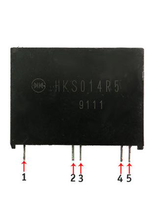 HKS014R5 преобразователь напряжения модуль DC-DC step-down +12 +5