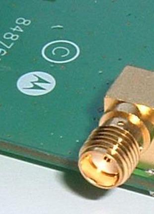 Коннектор SMA female #2 прямой Thru Hole plug 5 контактный (см...