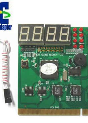 POST карта PCI ISA 4 цифр LED анализатор неисправности ПК комп...