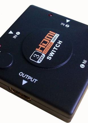 Switch переключатель коммутатор видео сигнала HDMI свитчер 3->...