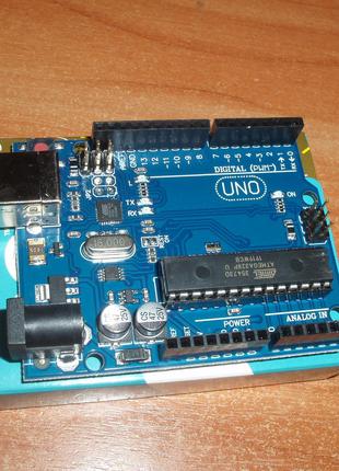 Контроллер Arduino Uno R3 ATmega328 ATMEGA16U2 AVR конструктор...