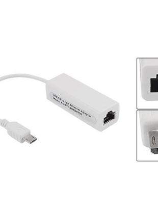 Сетевая карта внешняя micro USB Ethernet RJ45