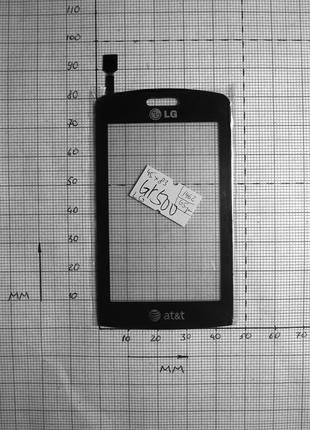LG GR500 AT&T; 45x83 мм Тачскрин сенсор (#1462)