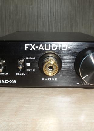 USB ЦАП FX-AUDIO DAC-X6 CS4398 24 bit 192k аналого-цифровой пр...
