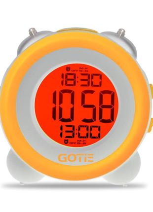 Часы-будильник GOTIE GBE-200 Y с цифровым дисплеем