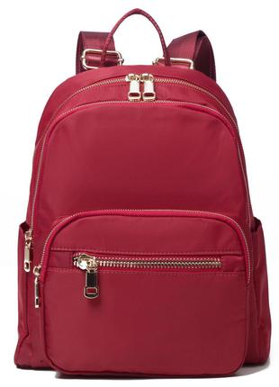 Рюкзак женский нейлоновый Vintage 14862 Красный, Красный