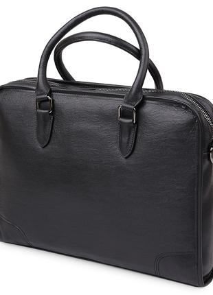Кожаная мужская сумка Vintage 20375 Черный