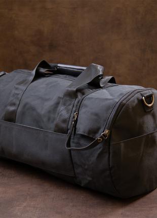 Спортивная сумка текстильная Vintage 20640 Черная